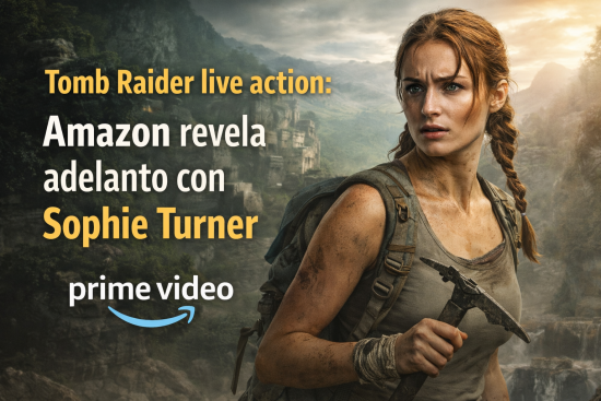 Sophie Turner como la nueva Lara Croft